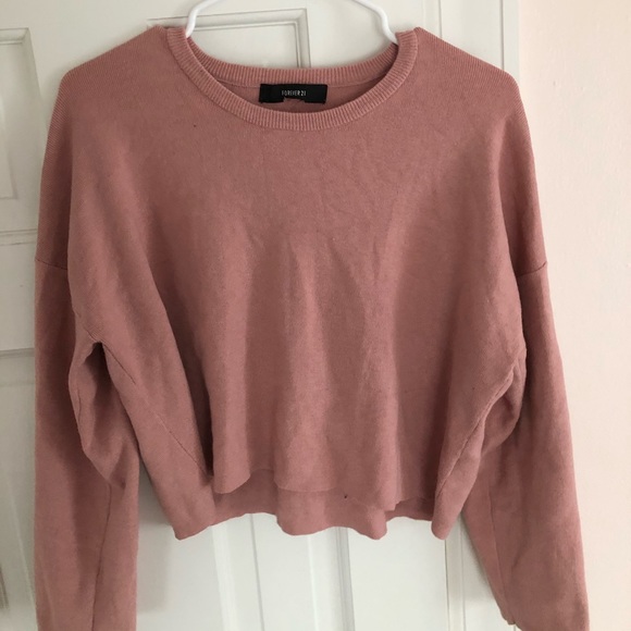 Forever 21 Women’s Loose Cropped Sweater - Picture 1 of 2